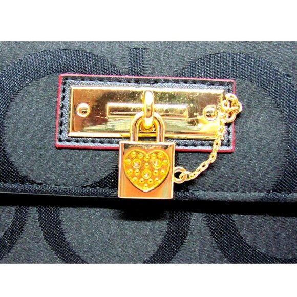 Parlontis Monogrammed Italian Sateen Clutch Wallet - Picture 5 of 12